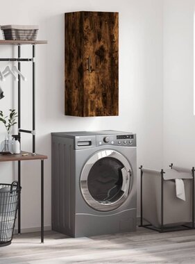 VidaXL Hangkast 34,5x34x90 cm gerookt eikenkleurig