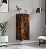 VidaXL Hangkast 34,5x34x90 cm gerookt eikenkleurig