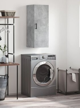 VidaXL Hangkast 34,5x34x90 cm betongrijs