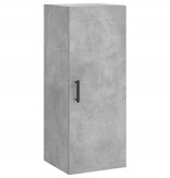 VidaXL Hangkast 34,5x34x90 cm betongrijs