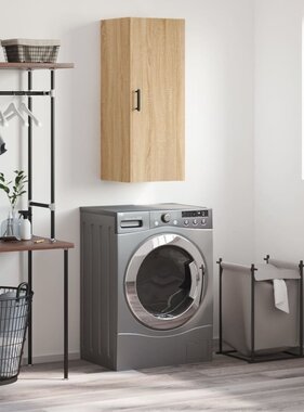 VidaXL Hangkast 34,5x34x90 cm sonoma eikenkleurig