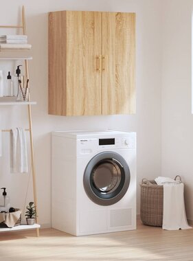 VidaXL Wandkast 69,5x34x90 cm sonoma eikenkleurig