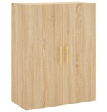 VidaXL Wandkast 69,5x34x90 cm sonoma eikenkleurig
