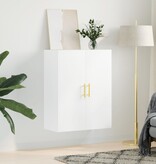 VidaXL Wandkast 69,5x34x90 cm wit