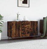 VidaXL Dressoir 100x36x60 cm bewerkt hout gerookt eikenkleurig