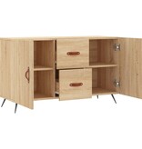 VidaXL Dressoir 100x36x60 cm bewerkt hout sonoma eikenkleurig