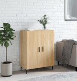 VidaXL Dressoir 69,5x34x90 cm bewerkt hout sonoma eikenkleurig