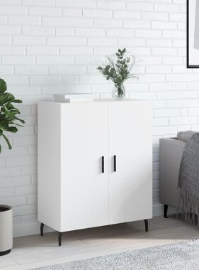 VidaXL Dressoir 69,5x34x90 cm bewerkt hout wit