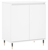 VidaXL Dressoir 60x35x70 cm bewerkt hout wit