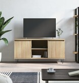 VidaXL Tv-meubel 104x35x50 cm bewerkt hout sonoma eikenkleurig