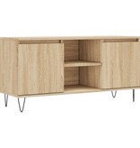 VidaXL Tv-meubel 104x35x50 cm bewerkt hout sonoma eikenkleurig