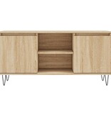 VidaXL Tv-meubel 104x35x50 cm bewerkt hout sonoma eikenkleurig