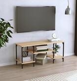 VidaXL Tv-meubel 102x35x45,5 cm bewerkt hout sonoma eikenkleurig