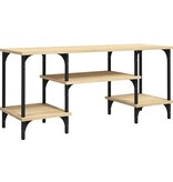 VidaXL Tv-meubel 102x35x45,5 cm bewerkt hout sonoma eikenkleurig
