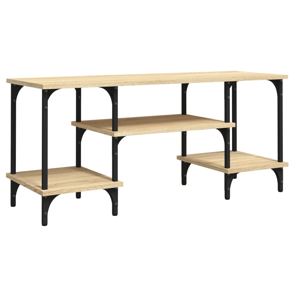 VidaXL Tv-meubel 102x35x45,5 cm bewerkt hout sonoma eikenkleurig