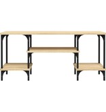 VidaXL Tv-meubel 102x35x45,5 cm bewerkt hout sonoma eikenkleurig