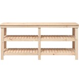 VidaXL Werkbank 181x50x80 cm massief grenenhout