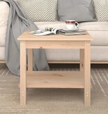 VidaXL Salontafel 50x50x45 cm massief grenenhout