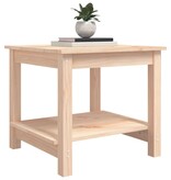 VidaXL Salontafel 50x50x45 cm massief grenenhout