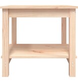 VidaXL Salontafel 50x50x45 cm massief grenenhout