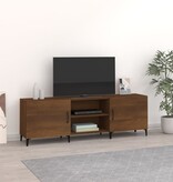 VidaXL Tv-meubel 150x30x50 cm bewerkt hout bruin eikenkleur