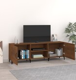 VidaXL Tv-meubel 150x30x50 cm bewerkt hout bruin eikenkleur