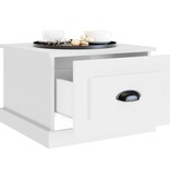 VidaXL Salontafel 50x50x35 cm bewerkt hout wit