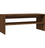 VidaXL Salontafel 100x40x40 cm bewerkt hout bruin eikenkleur