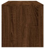 VidaXL Salontafel 100x40x40 cm bewerkt hout bruin eikenkleur