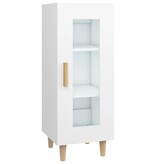 VidaXL Dressoir 34,5x34x90 cm bewerkt hout wit