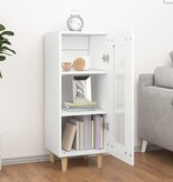 VidaXL Dressoir 34,5x34x90 cm bewerkt hout wit