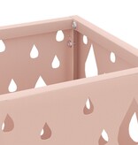 VidaXL Paraplu Houder Roze 15,5x15,5x49 cm Staal