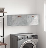 VidaXL Wandkast 100x36,5x35 cm bewerkt hout betongrijs