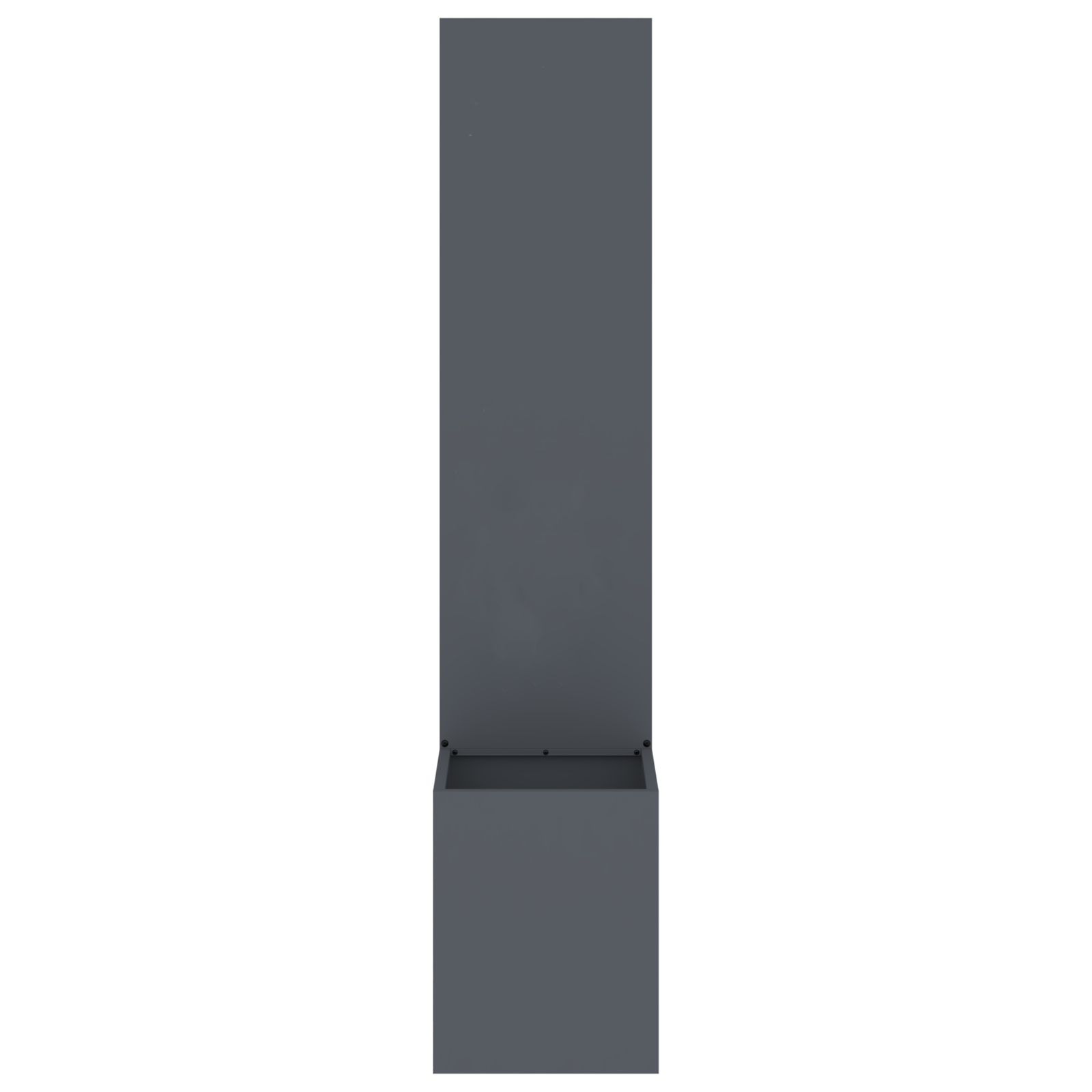 VidaXL Tuinplant met Decoratief Paneel Antraciet 32 x 140 cm