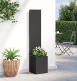 VidaXL Tuinplant met Decoratief Paneel Zwart 32 x 140 cm