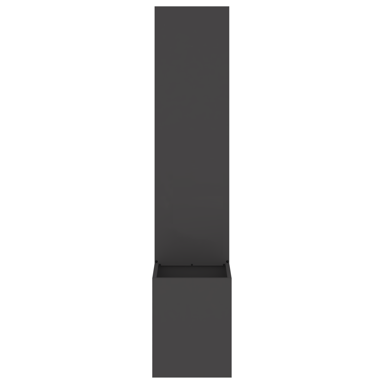 VidaXL Tuinplant met Decoratief Paneel Zwart 32 x 140 cm