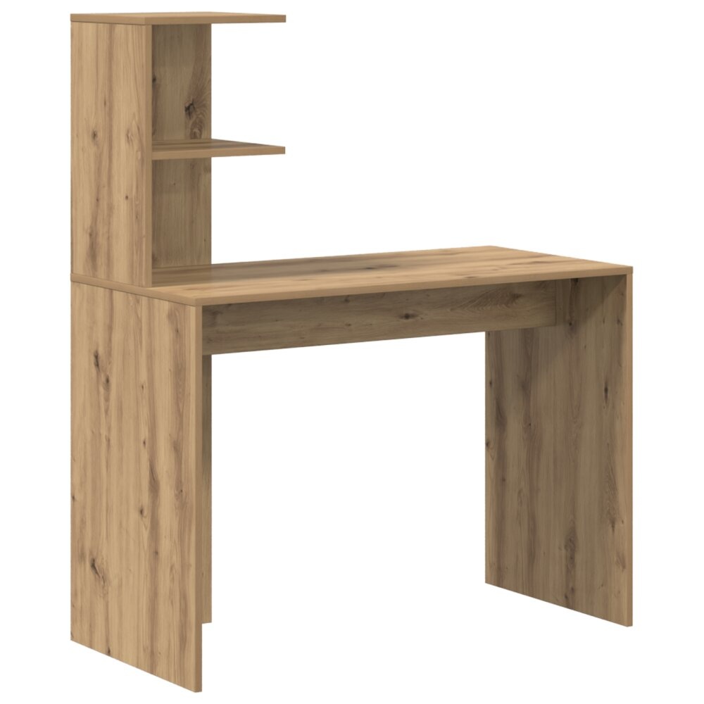 VidaXL Bureau Artisan Eiken 102x50x124 cm Houten Meubel
