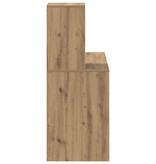 VidaXL Bureau Artisan Eiken 102x50x124 cm Houten Meubel