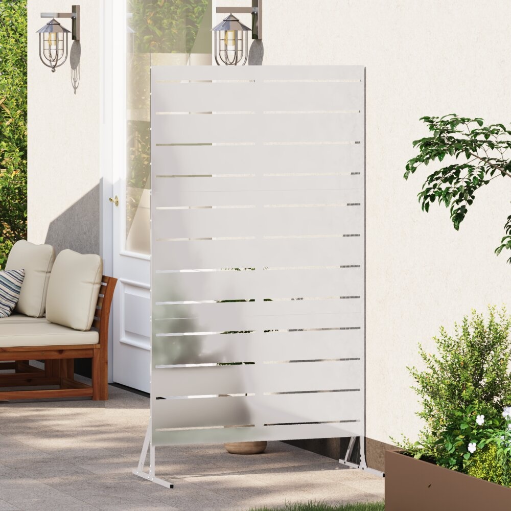 VidaXL Privacyscherm 180 cm van roestvrij staal