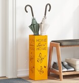 VidaXL Parasolstandaard Mosterdgeel 15,5x15,5x49 cm Staal