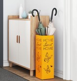 VidaXL Parasolstandaard Mosterdgeel 15,5x15,5x49 cm Staal