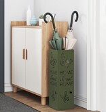 VidaXL Paraplovestand Olijfgroen 15,5x15,5x49 cm Staal