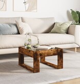 VidaXL Salontafel met Infinity LED 50x53x30 cm gerookt eikenkleurig