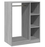 VidaXL Kledingkast 77x48x102 cm bewerkt hout grijs sonoma eikenkleurig