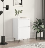 VidaXL Dressoir 40x35x70 cm bewerkt hout wit