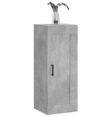 VidaXL Wandkast 34,5x34x90 cm bewerkt hout betongrijs