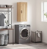 VidaXL Wandkast 34,5x34x90 cm bewerkt hout sonoma eikenkleurig