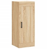 VidaXL Wandkast 34,5x34x90 cm bewerkt hout sonoma eikenkleurig
