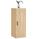 VidaXL Wandkast 34,5x34x90 cm bewerkt hout sonoma eikenkleurig
