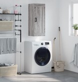 VidaXL Wandkast 34,5x34x90 cm bewerkt hout grijs sonoma eikenkleurig